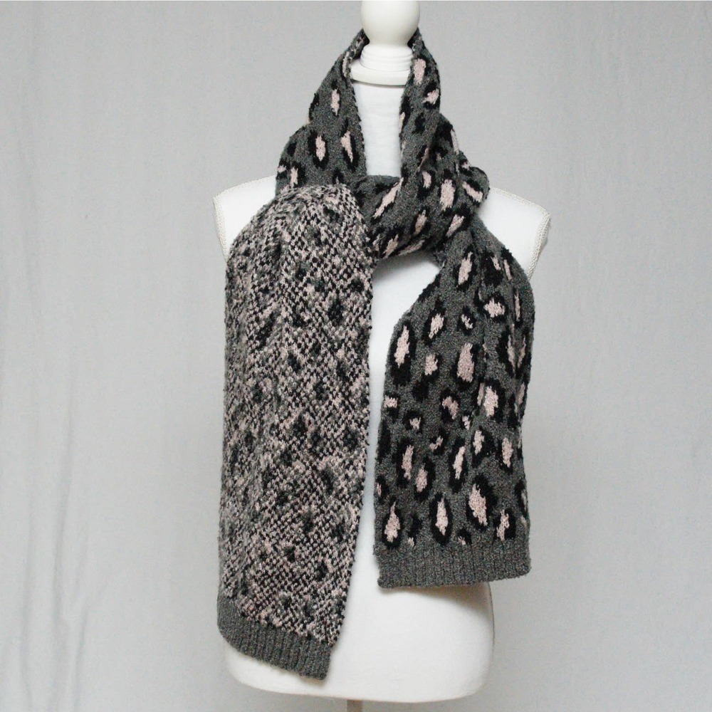 C.C Exclusives Soft Leopard Print Knit Scarf - image 3